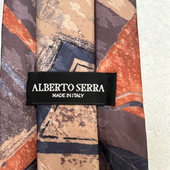 Alberto Serra Men’s TIE - Dark grey multi - Picture 2 of 9